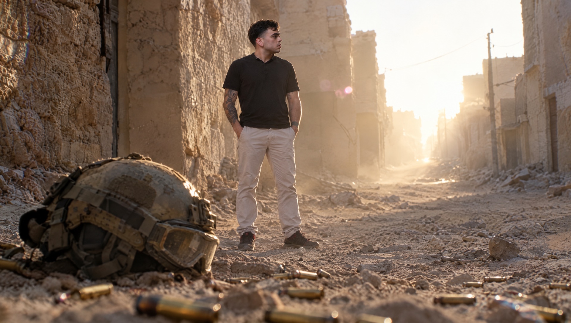 Hugo na rua de Dust II do filme autoral de Counter-Strike